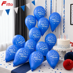 120 Pieces Blue Birthday Balloons (20 Pieces – Printed Party Decorations for Celebrations)