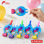 144 Pieces Party Blowout Packs (6 Birthday Celebration Noisemakers per Pack)
