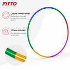 144 Pieces Hula Hoop Single Exercise Rings for Fitness Practice