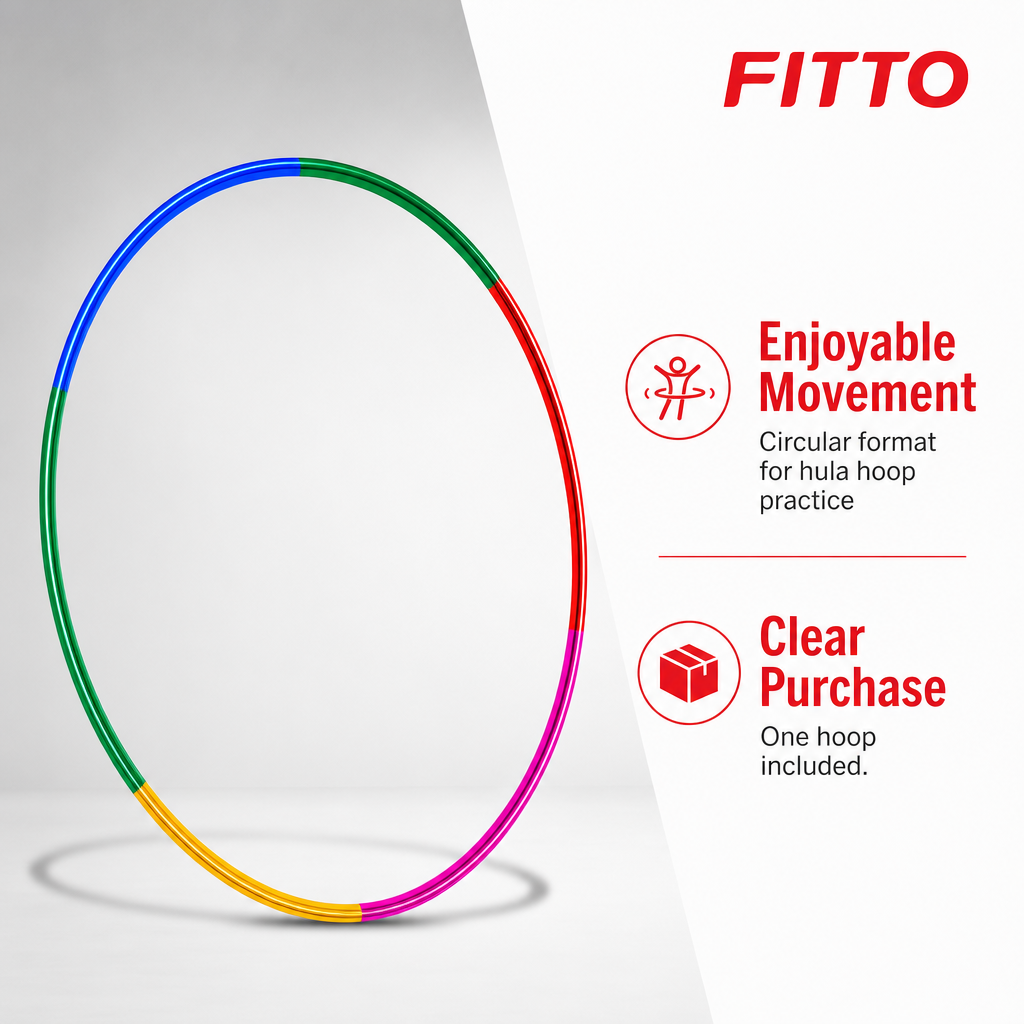 144 Pieces Hula Hoop Single Exercise Rings for Fitness Practice