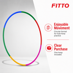 144 Pieces Hula Hoop Single Exercise Rings for Fitness Practice