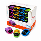 72 Pieces Dual-Hole Pencil Sharpeners with Shavings Containers (Assorted Colors – Box of 24)