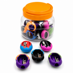 72 Pieces Single-Hole Pencil Sharpeners with Shavings Containers (Assorted Colors – 24 Pieces)