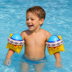 96 Pieces Inflatable Swim Arm Bands (Spaceship Design – 23 x 15 cm – 1 Pair)