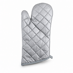 144 Pieces Silver Quilted Oven Gloves (34 cm – Kitchen Mitt for Baking and Cookware Handling)