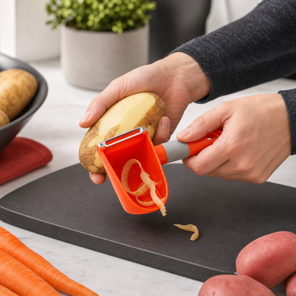 120 Pieces 2-in-1 Vegetable Peeler Scoops (Assorted Colors)