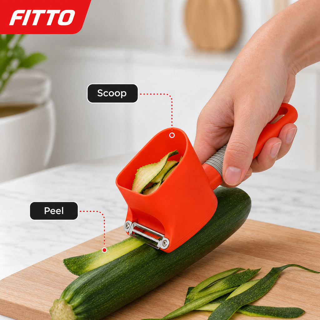 120 Pieces 2-in-1 Vegetable Peeler Scoops (Assorted Colors)