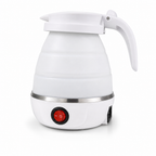 96 Pieces White Collapsible Electric Travel Kettles (800 ml – Portable Folding Design)