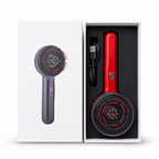 60 Pieces Red Rechargeable Scalp Massage Combs with USB Cable (1 Set)