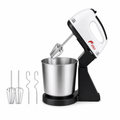 60 Pieces Hand Mixers With Stand (Stainless Steel Bowl And Attachments – 1 Set)