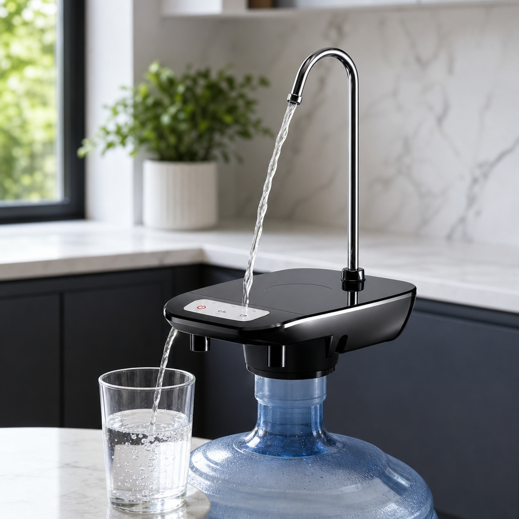 96 Pieces Electric Water Dispenser Pumps with Gooseneck Spout (Black)