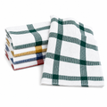 96 Pieces Assorted Kitchen Tea Towels (4-Piece Set – 36 x 64 cm – Checkered Cotton Dish Towels)