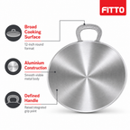 60 Pieces Aluminium Tawas (12 Inch – Round Cooking Pan)