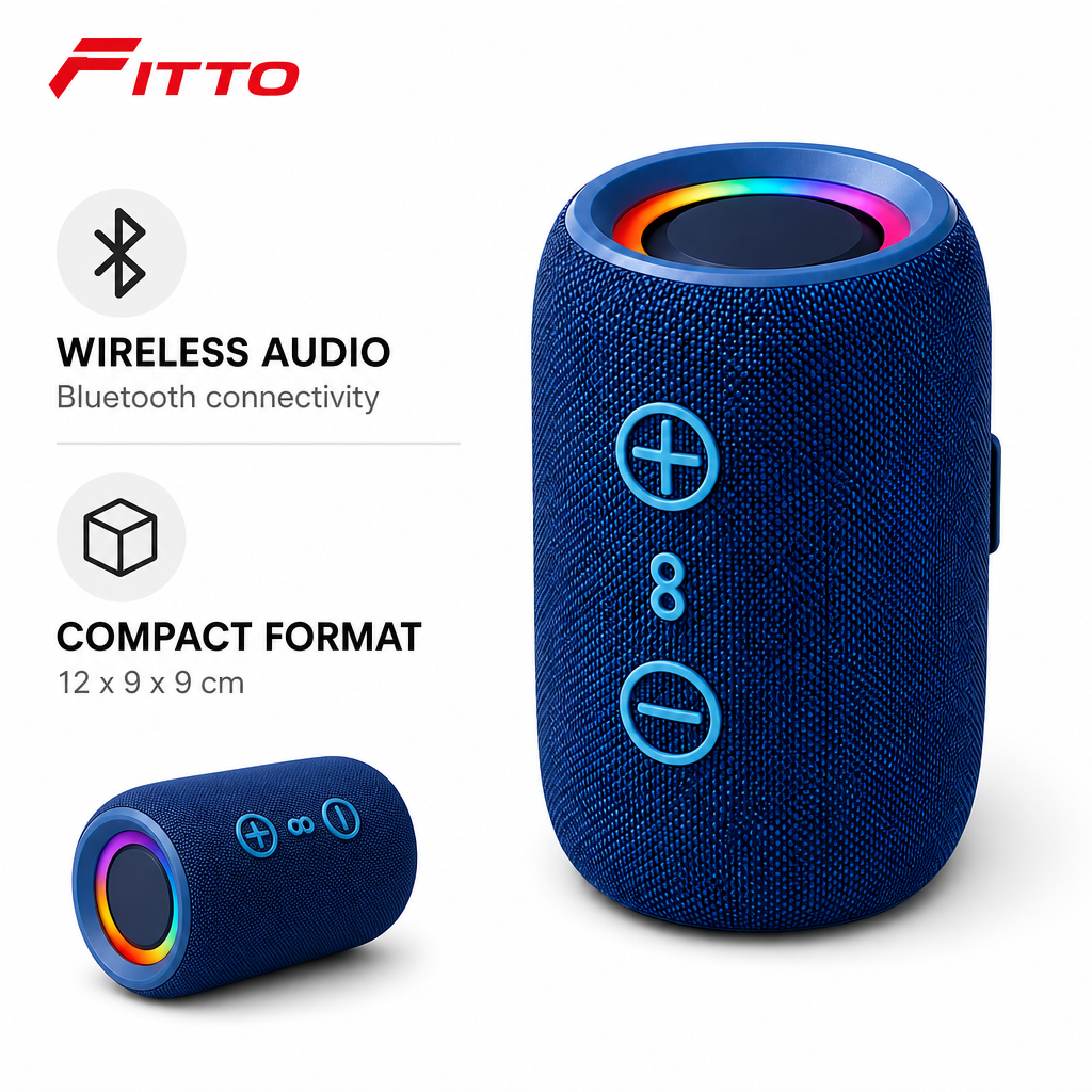 48 Pieces Blue Portable Bluetooth Speakers (Compact Wireless Audio Design)
