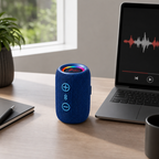 48 Pieces Blue Portable Bluetooth Speakers (Compact Wireless Audio Design)
