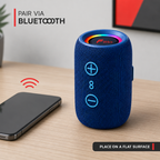 48 Pieces Blue Portable Bluetooth Speakers (Compact Wireless Audio Design)