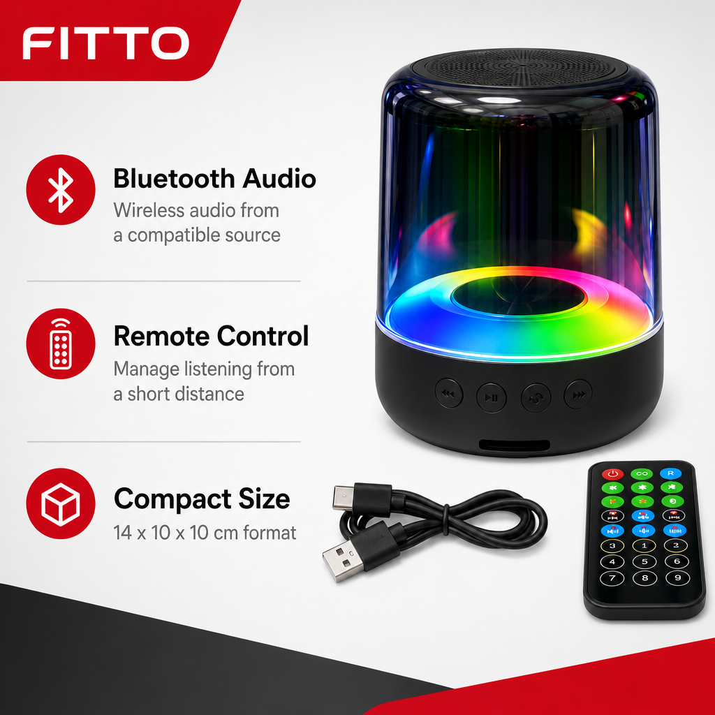 60 Pieces Quran Bluetooth Speakers with Remote Control (Portable Audio Unit – Assorted Colors – 1 Set)