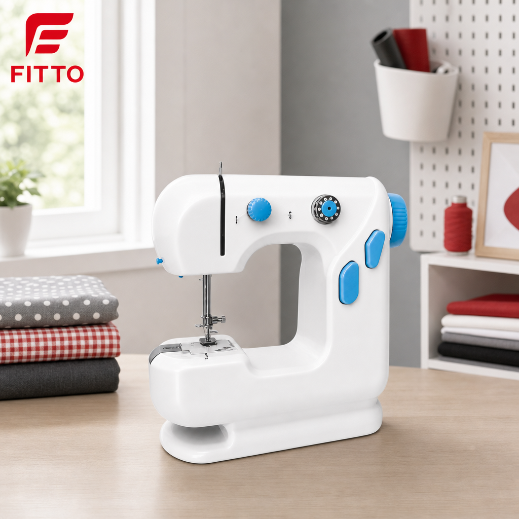 48 Pieces Mini Electric Sewing Machines (WhiteCompact Sewing Appliance for Home Craft Projects)