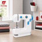 48 Pieces Mini Electric Sewing Machines (WhiteCompact Sewing Appliance for Home Craft Projects)