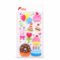 144 Pieces Birthday Craft Decorative Stickers (Multicolour – 1 Sheet – 24 x 11.5 cm)