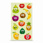 240 Pieces 3D Puffy Fruit Stickers (12 Pieces – Raised Decorative Decals for Crafts – Journals and Stationery)