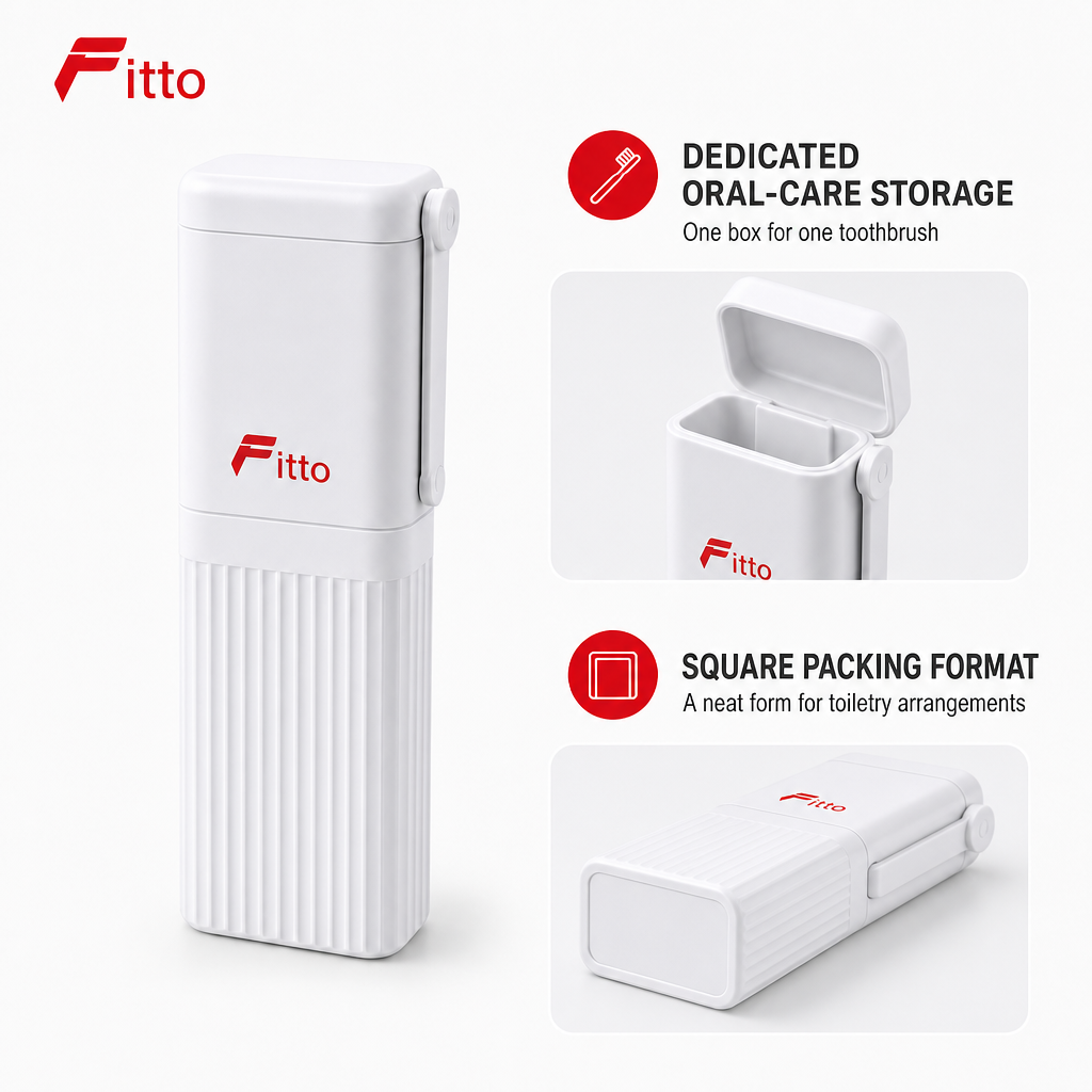 120 Pieces White Square Travel Toothbrush Boxes