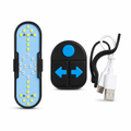 72 Pieces Bluetooth Bicycle Turn Signals with Remote (USB Cable and Signal Controls – 1 Set)