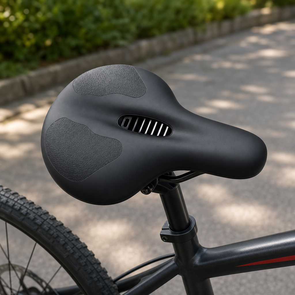 96 Pieces Bicycle Saddle Cover Cushions (Black Seat Pad for Cycling)