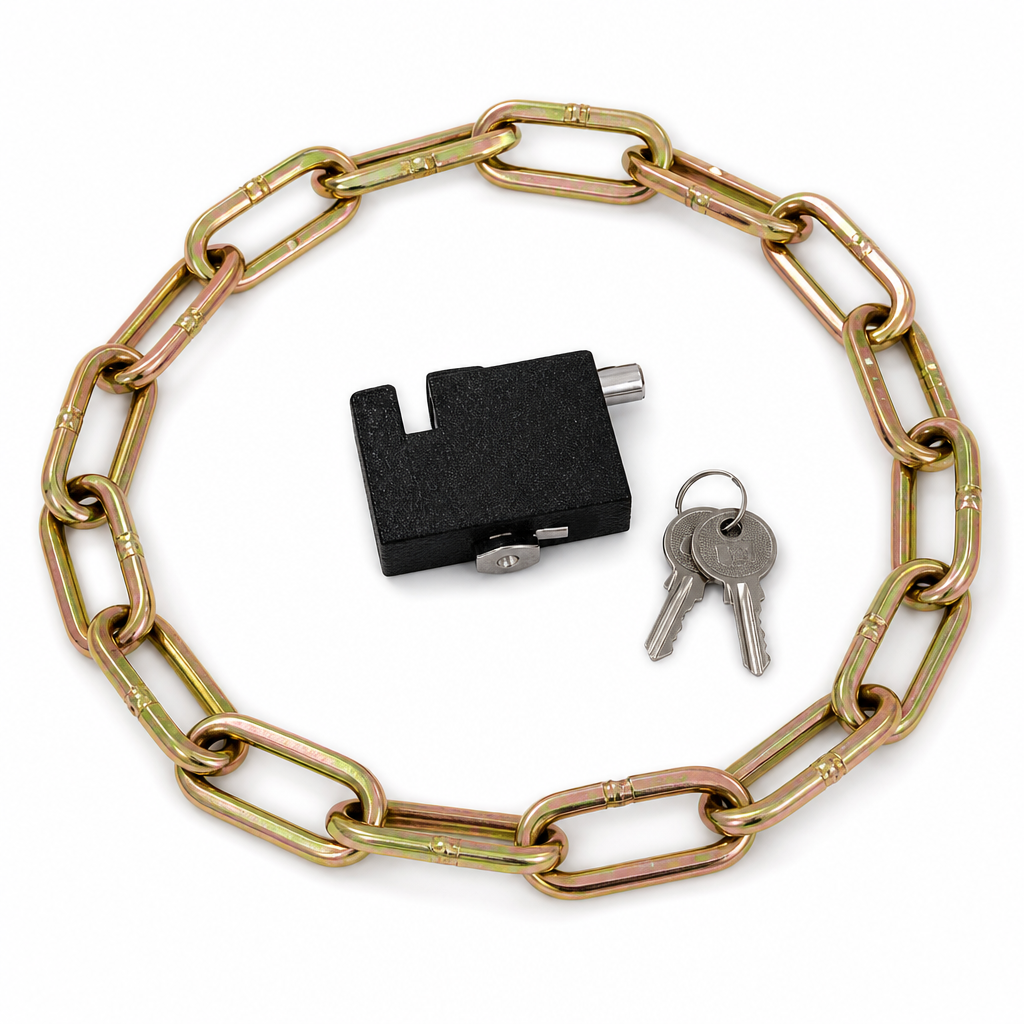 96 Pieces Metal Bicycle Chain Locks with Padlock and Keys (100 cm – 1 Set)
