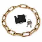 96 Pieces Metal Bicycle Chain Locks with Padlock and Keys (100 cm – 1 Set)