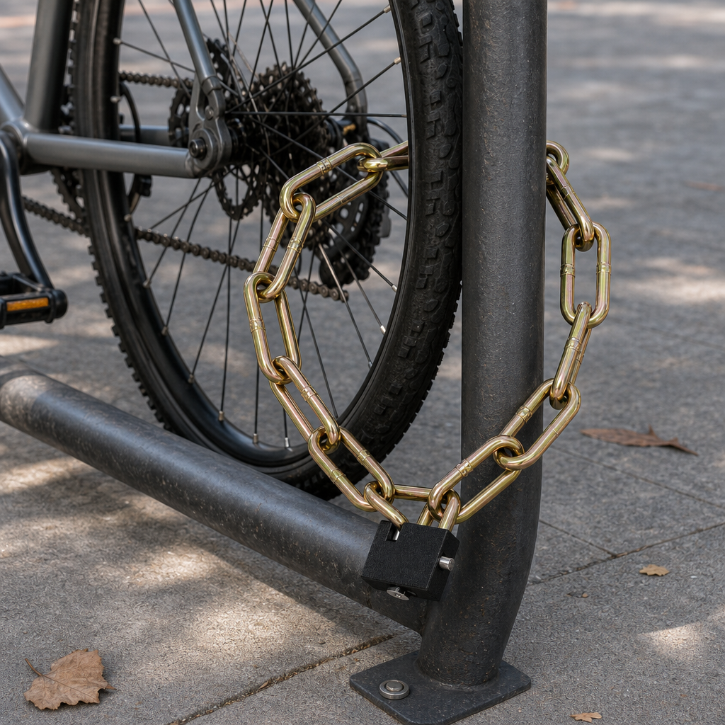 96 Pieces Metal Bicycle Chain Locks with Padlock and Keys (100 cm – 1 Set)