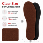 120 Pieces Shoe Insoles (Brown – 1 Pair – 30 x 10 cm)