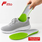 96 Pieces Gel Comfort Insoles (Green – Size 40-44 – 1 Pair)