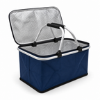 72 Pieces Foldable Picnic Baskets with Aluminium Frame (Portable Outdoor Food Carrier – 46 x 28 x 26 cm)