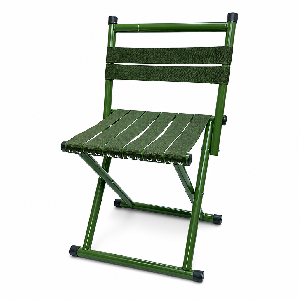 72 Pieces Green Foldable Chairs (Compact Seating for Outdoor Trips – 60 x 37 x 35 cm)