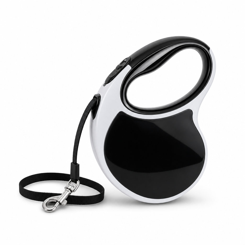 96 Pieces Black Retractable Dog Leashes (Handheld Walking Lead)
