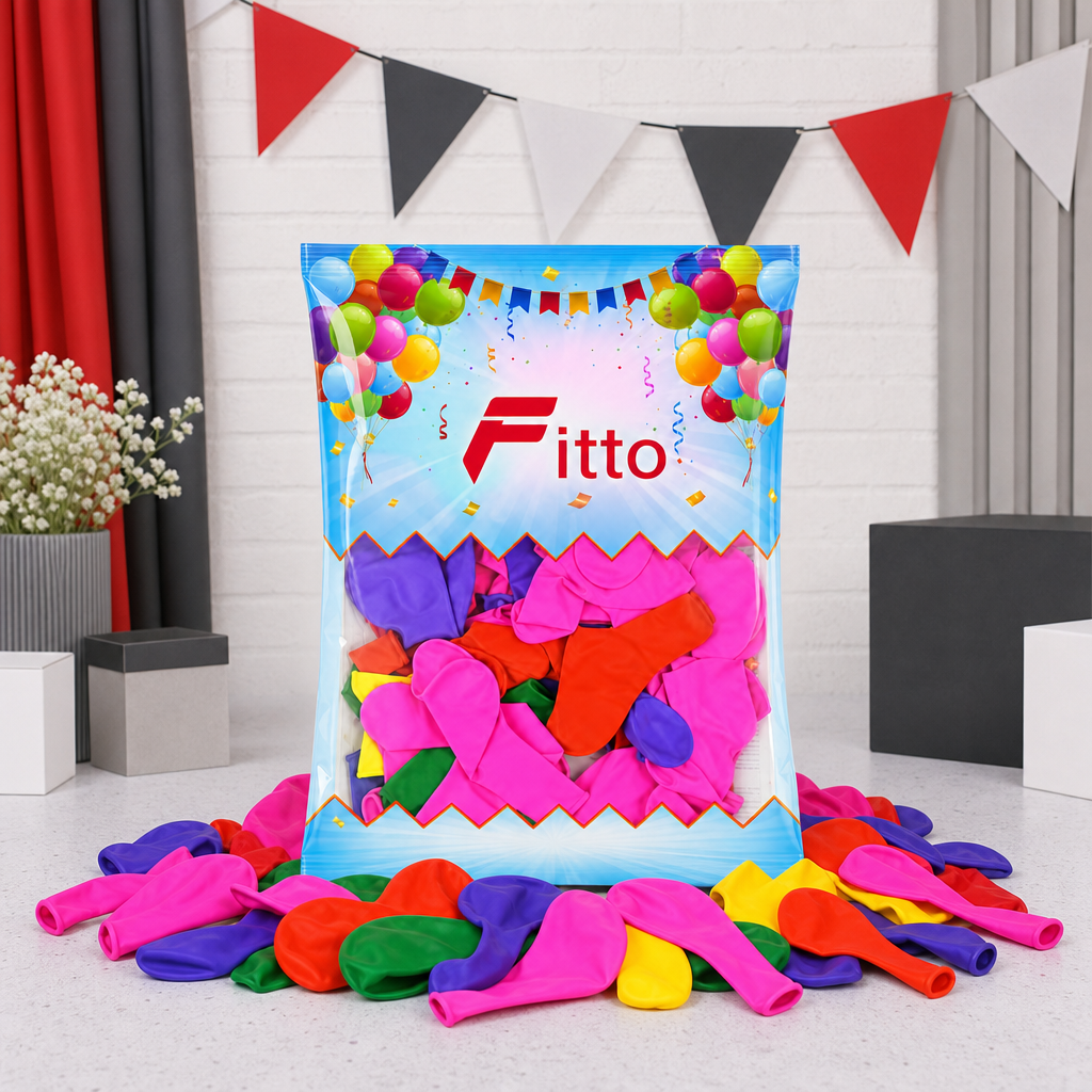 96 Pieces Assorted Latex Party Balloons (100 Pieces – Multicolour Decoration Set for Celebrations and Events)