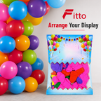 96 Pieces Assorted Latex Party Balloons (100 Pieces – Multicolour Decoration Set for Celebrations and Events)