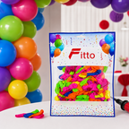 120 Pieces Assorted Latex Party Balloons (200 Pieces – Multicolour Decoration Set for Birthdays and Celebrations)