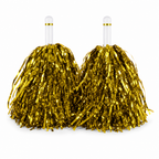240 Pieces Gold Cheerleading Pom Poms (1 Pair – 35 cm)
