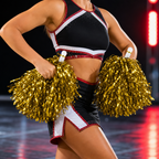240 Pieces Gold Cheerleading Pom Poms (1 Pair – 35 cm)