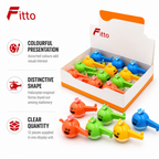 72 Pieces Helicopter Pencil Sharpeners (Assorted Colors – 12-Piece Display Set)