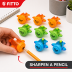 96 Pieces Fish-Shaped Pencil Sharpeners (Assorted Colors – 9 Pieces)