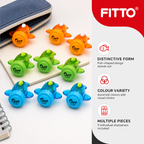 96 Pieces Fish-Shaped Pencil Sharpeners (Assorted Colors – 9 Pieces)