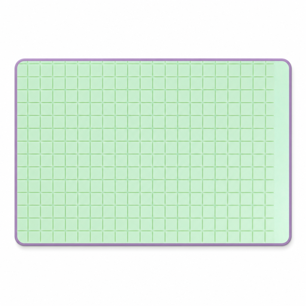 240 Pieces Green Grid Drainage Mats (Rectangular 45 x 30 cm)