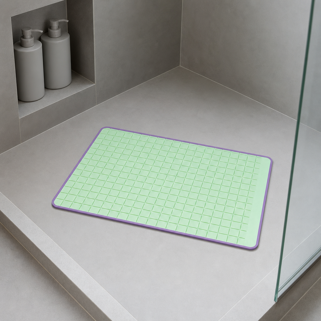 240 Pieces Green Grid Drainage Mats (Rectangular 45 x 30 cm)