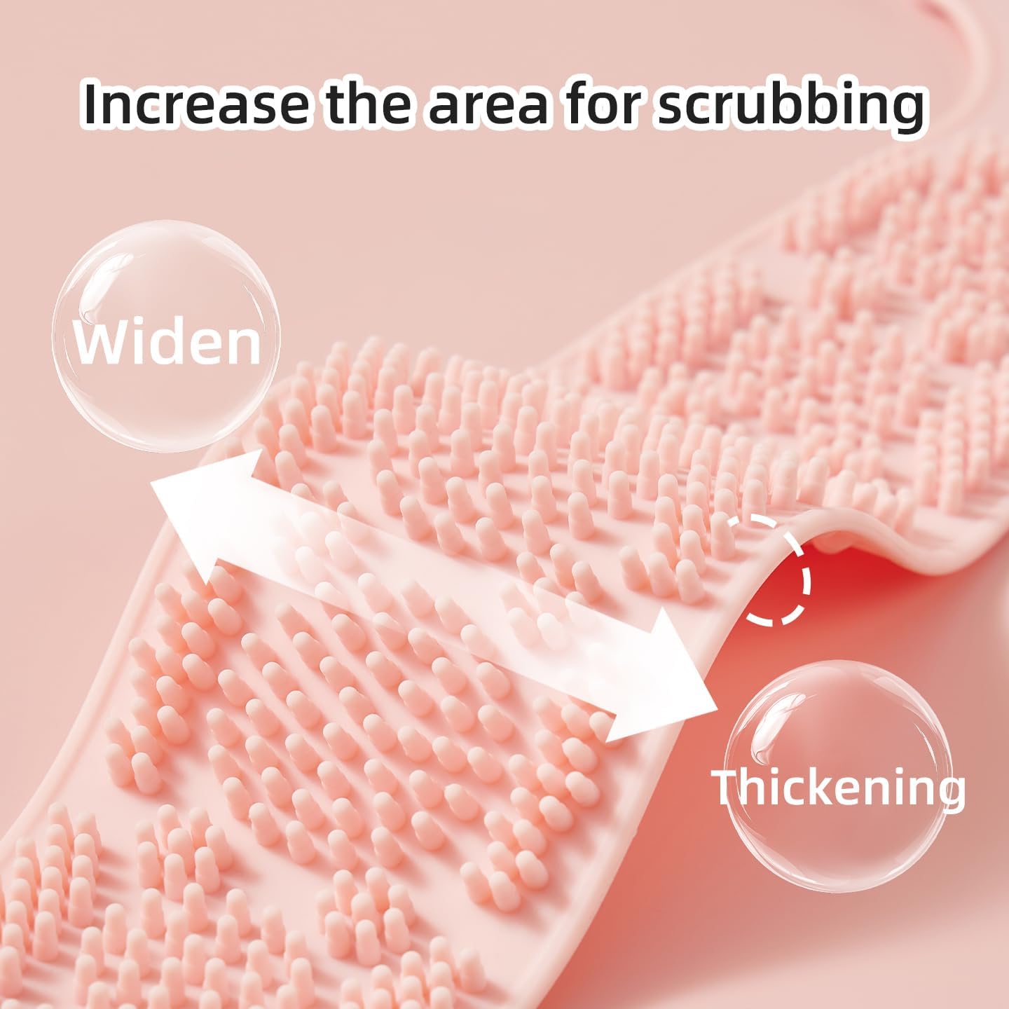 Silicone Body Scrubber – Blue