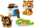 144 Pieces Mini Animals Building Blocks Toys Sets (100+ Pieces – Educational & Creative STEM Toy for Kids – Fun Animal Figures – Develops Fine Motor Skills & Imagination – Ideal for Boys & Girls)