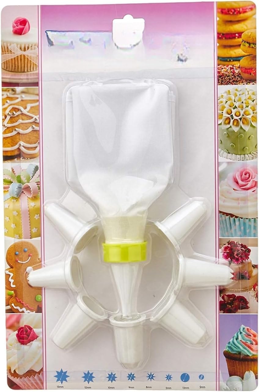 96 Pieces Icing Bags with 8 Decorating Tips (Perfect for Baking – Easy to Use and Store – Essential for Cake Decorating and Organizing Your Kitchen)