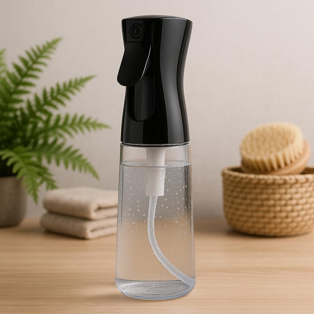 96 Pieces Empty Clear Spray Bottles (300ml - Continuous Mist Spray Water Bottle for Hair – Face – Plants – Cleaning – and More - Refillable – Leak-Proof – and Durable Design)